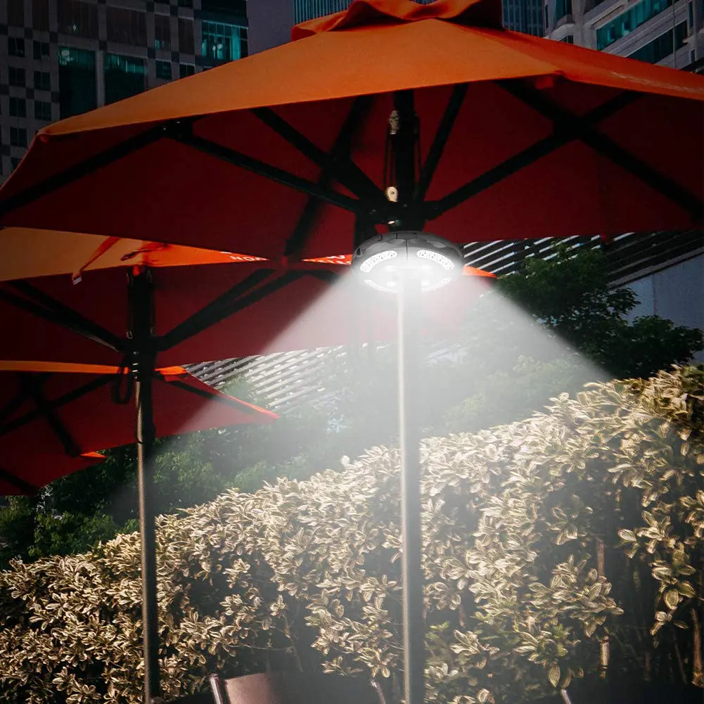 Patio Umbrella Lights Battery Operated 24 Leds Cordless With Remote Control For Camping Tents Wwo66 Aliexpress