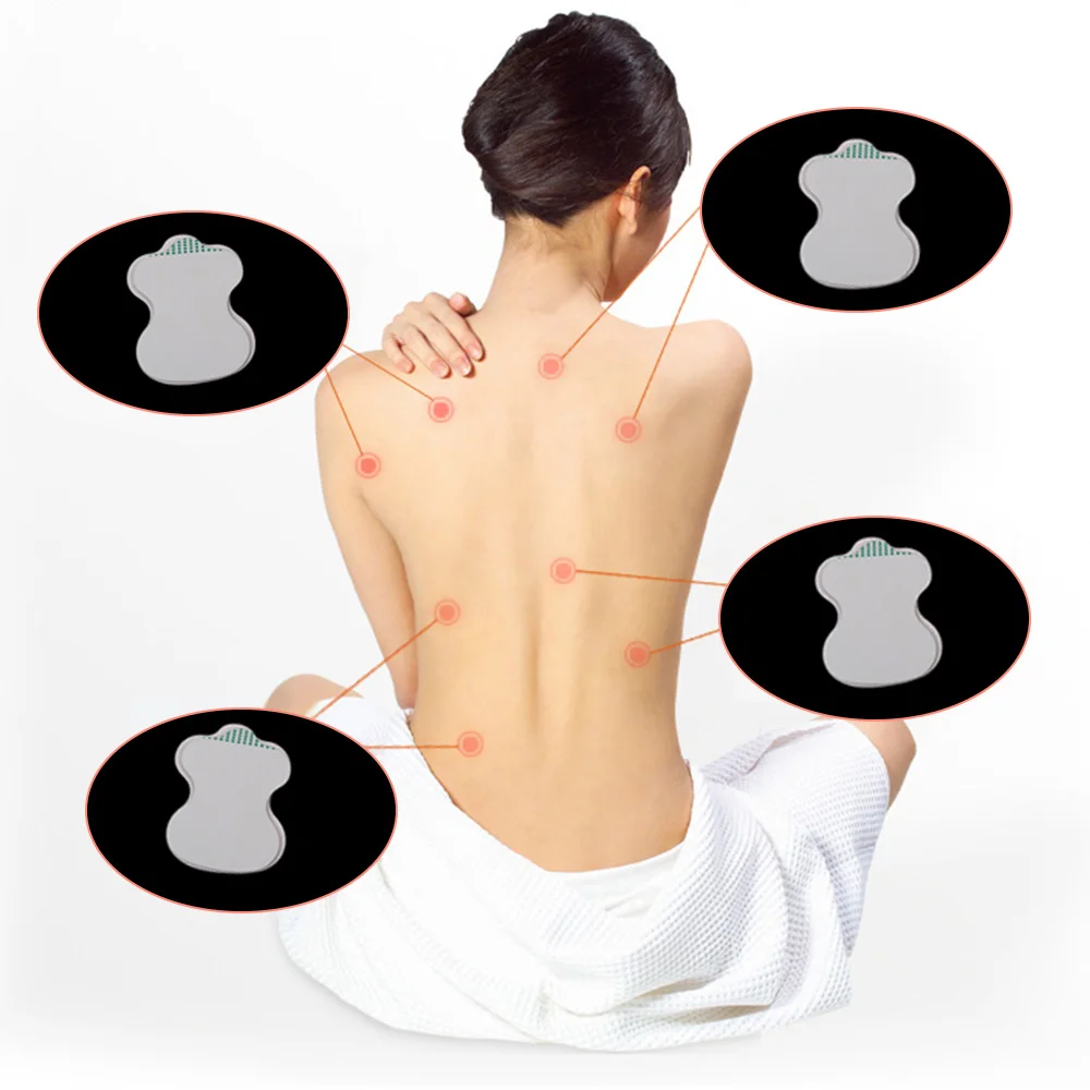 20pcs/lot JR309 White Electrode Pads For Tens Acupuncture Digital Therapy Machine JR-309 Slimming Electric Body Massager |
