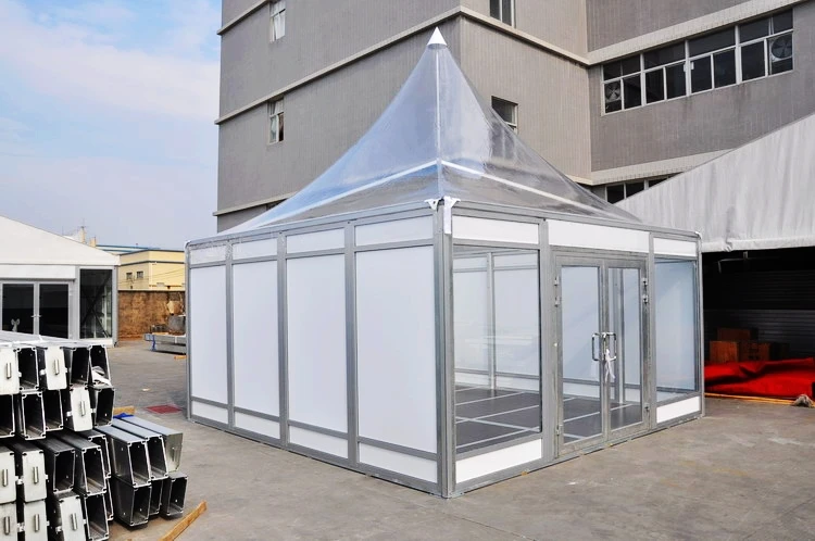 5x5m Pagoda with glass door