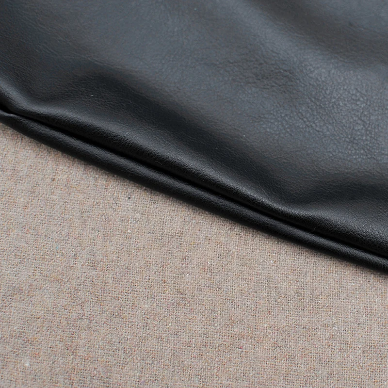 Сексуальная Женская облегающая юбка, высокое качество, юбка из искусственной кожи, женская короткая мини-юбка с разрезом сбоку на молнии, черная сексуальная юбка KH820070