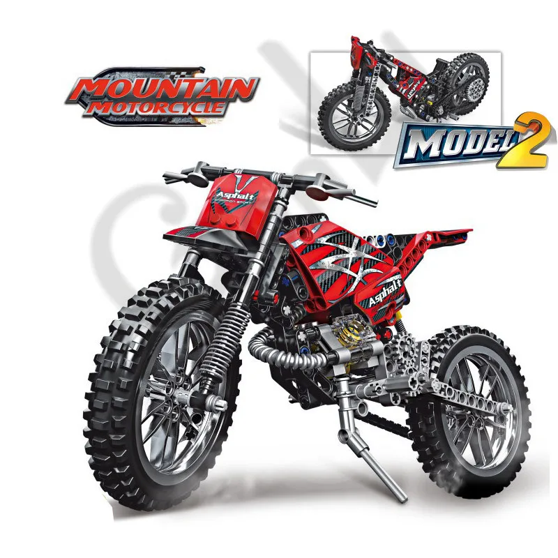 Technic мотоциклы DECOOL 3373 R1200 GS Приключения строительные блоки мото мотоцикл Кирпичи