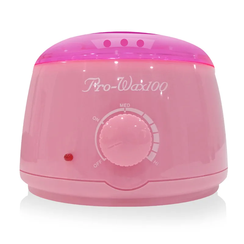 pink eu plug Removal Wax-melt Machine Heater Wax Beans Wood Stickers Hair Removal Sets Waxing Kit calentador cera depilatoria воск - Цвет: pink eu plug