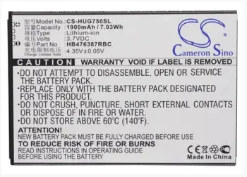 

Cameron Sino 1900mAh battery for HUAWEI Ascend G750 G750-T00 G750-T01 G750-T20 B199 G750 G750-T00 G750-T01 G750-T20 Glory 4
