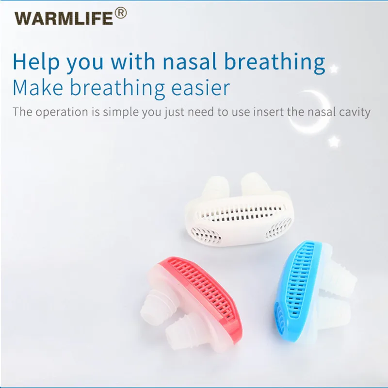 

Upgrade Electric version Silicone Anti Snore Nose Stopping Breathing Apparatus Guard Sleeping Aid Mini Snoring Device Relieve