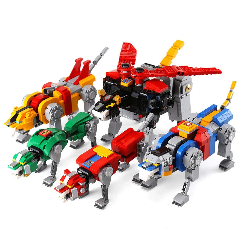 Совместим с Legoinglys 21311 SEMBO1130 Voltron Defender of The Universe модель трансформер строительные