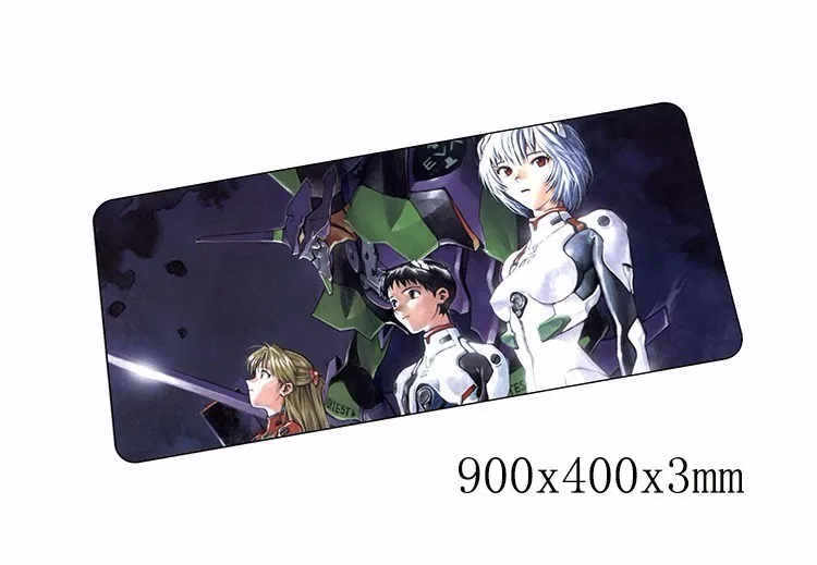 900x400x3 мм коврики для мыши evangelion Коврик для мыши notbook компьютерный коврик для мыши Аниме игровая мышь геймер клавиатура, мышка для ноутбука коврик