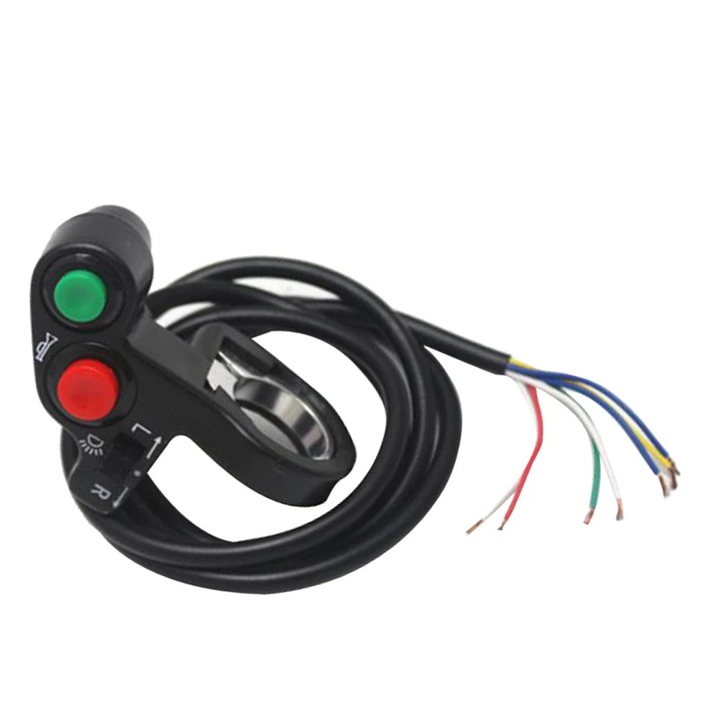 

New Portable Motorcycle Switches Motorcycle ATV Bike Horn Turn Signals On/Off Light Handlebar Switch For 7/8inch Dia Handlebars