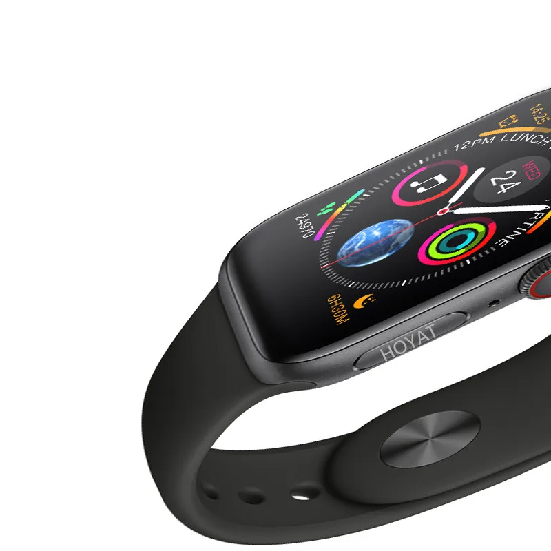 

HOYAT Smart watch Series 4 Heart Rate Smartwatch IWO 8 Silicone band 8 clocks For Android IOS apple iPhone X pk iwo 6 7