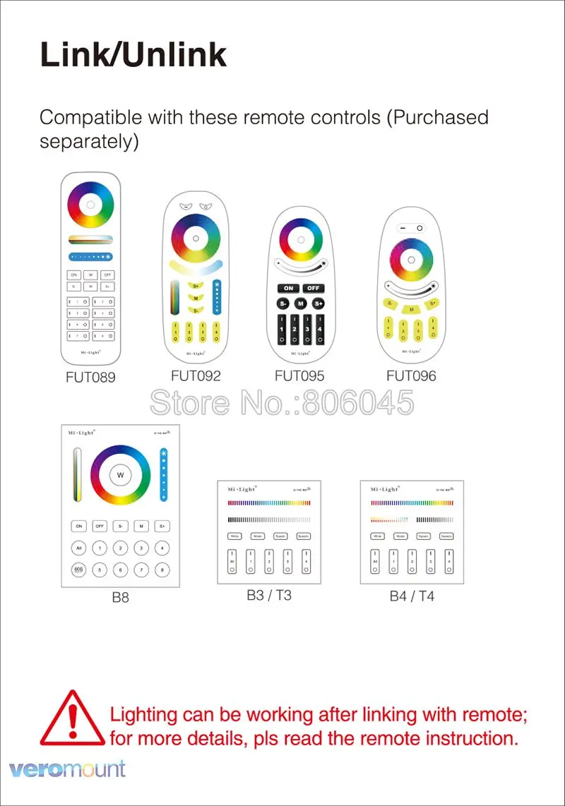 MiLight FUT064 9 W RGB + CCT квадратный светодиодный потолочный светильник Reccessed свет AC85-265V Wi-Fi Совместимые 2,4G 4-зоны Беспроводной удаленного