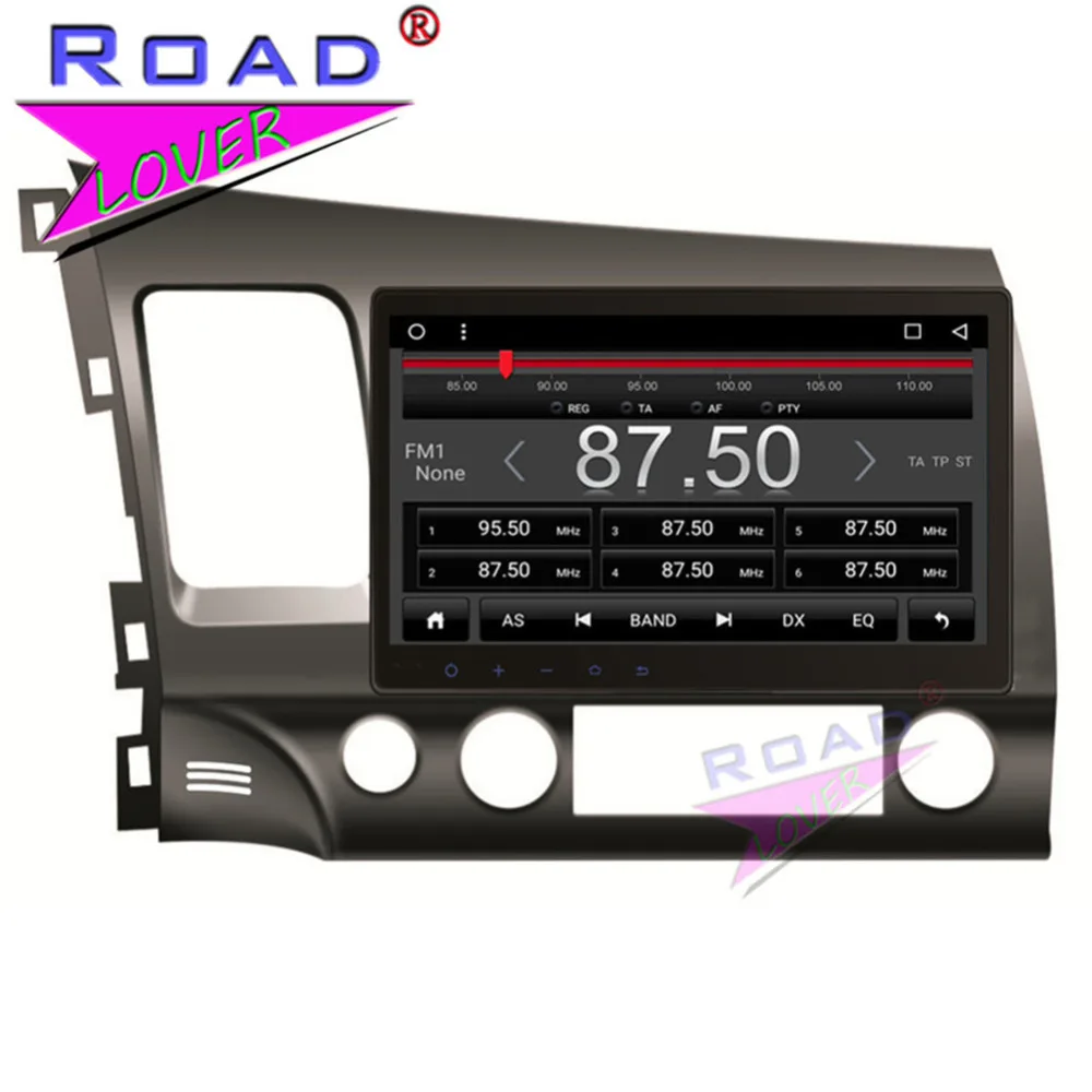 Clearance Roadlover Android 8.1 Car Multimedia Player Radio For Honda Civic 2006-2011 Stereo GPS Navigation Automagnitol Double Din NO DVD 3
