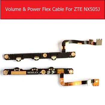 

Genuine Volume&Power Flex Cable For ZTE Nubia Z7 Max NX505J Power&Volume Sidekey button Flex Ribbon with flash Ligh Repair parts
