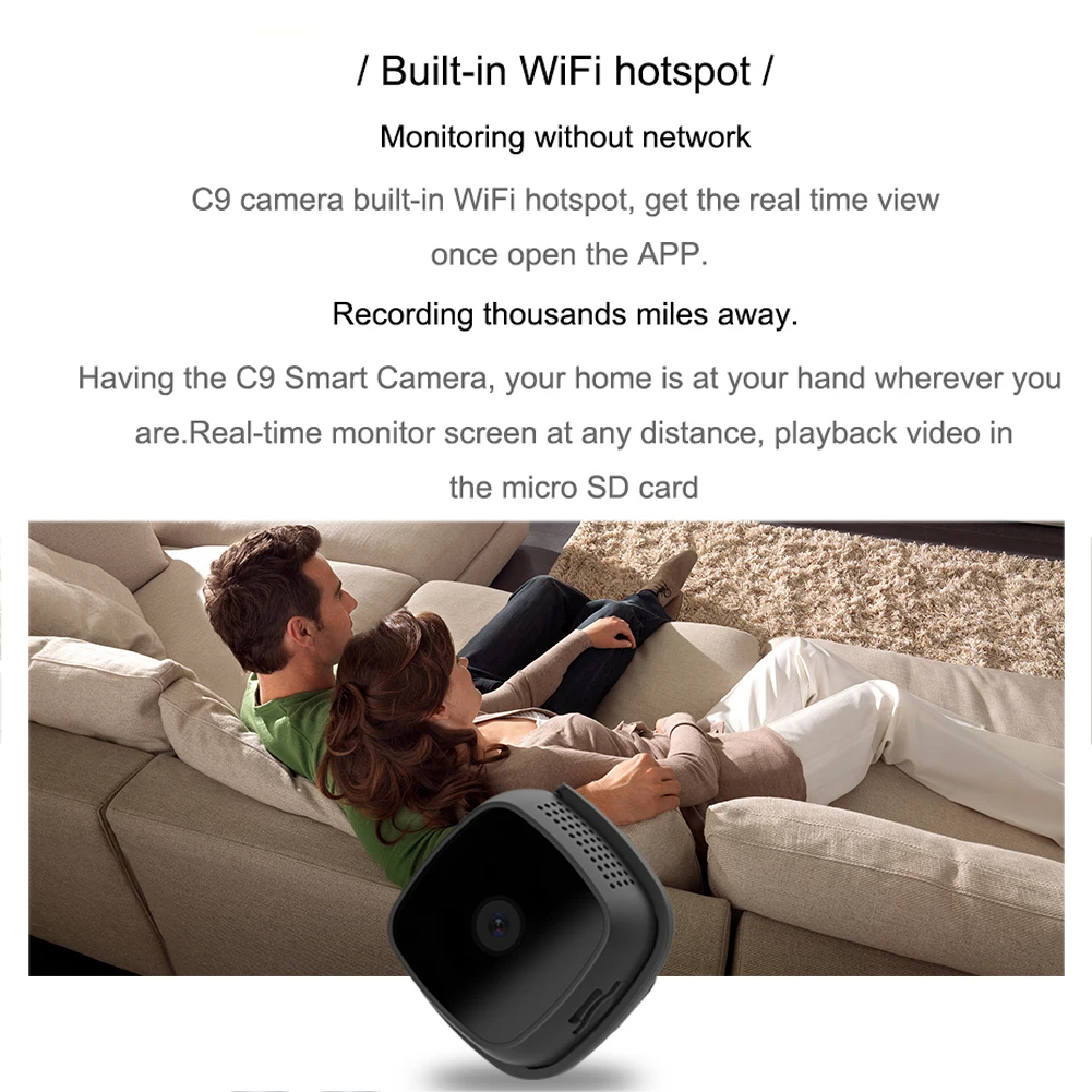 Портативная полнофункциональная беспроводная wifi видеокамера, синхронизация фото, wifi Пульт дистанционного управления AP P2P IP CMOS камера для тела, цветная