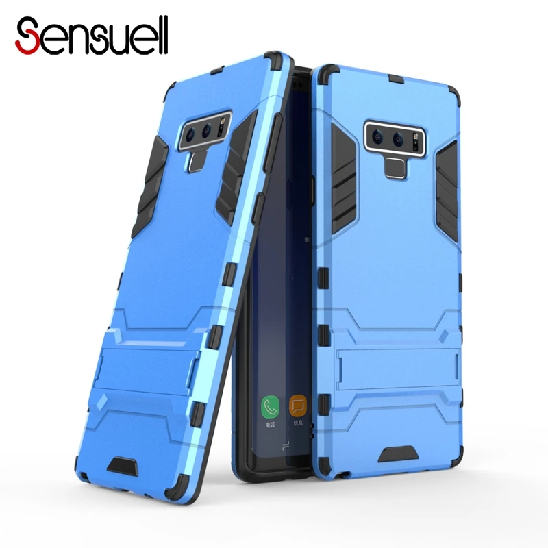

SENSUELL Phone Case For Samsung Galaxy S8 Case S9 Plus S7 S6 Edge Note 9 8 5 4 S5 Back Cover Luxury Business Protective Shell