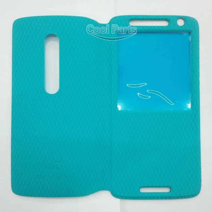 You Kit Original New Flip Open View Window Leather Protector Case With Rear Battery Back Cover