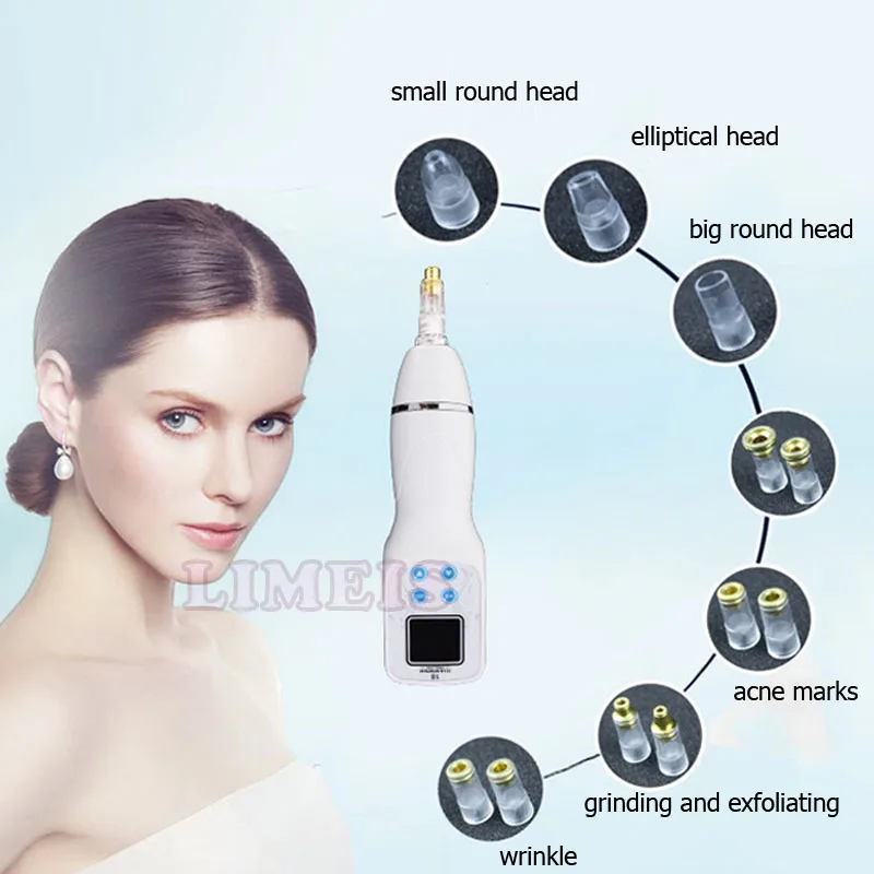 Skin Diamond Dermabrasion Peeling Machine Acne Blackhead Cleaning Massage Microdermabrasion 5