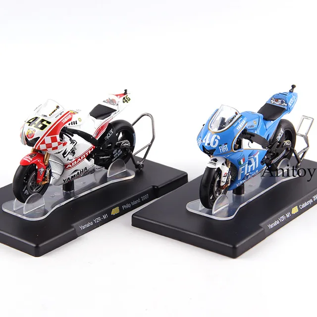 118 Scale MotoGP Diecast Motorcycle Toy Honda Yamaha Aprilia