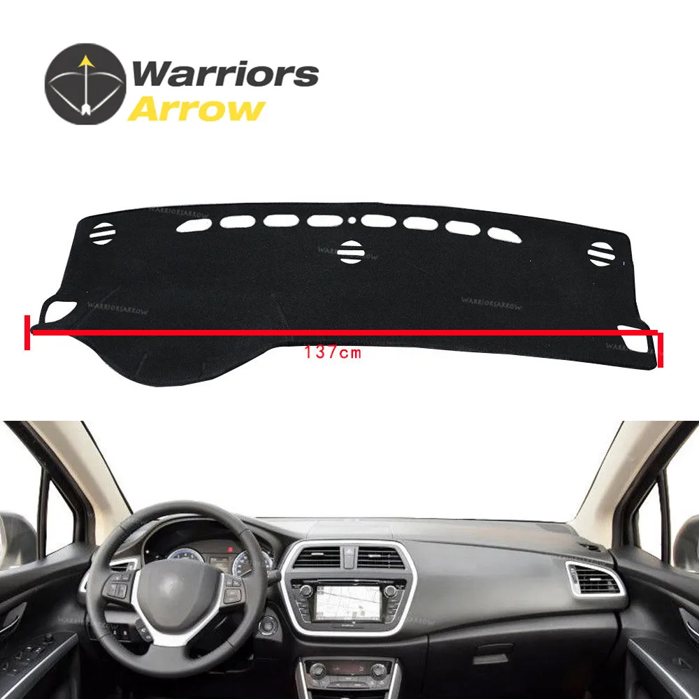 

For Suzuki SX4 S-Cross 2014 2015 2016 2017 Inner Auto Dashboard Cover Dashmat Dash Mat Pad Sun Shade Dash Board Cover Carpet LHD