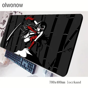 

akame ga kill mouse pad office Computer mat 70x40cm gaming mousepad large gadget padmouse keyboard games pc gamer desk