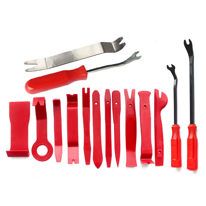 15pcs Audio Installer Car Removal Open Tools Door Clip Kit Panel Radio Trim Dash Hgih Quality Accessories Parts Suitable For Car