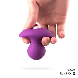 Силиконовые Розовый/Фиолетовый анальную пробку Клитор Вибратор Перейти Яйцо Секс игрушки для женщина мужчина Butt Вилки тренажер для