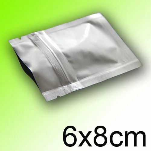 Aluminum Foil Zip Lock Bag Food Storage Mylar Smell Proof