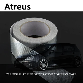 

Atreus 50*5000mm Car styling Engine exhaust pipe insulation sticker for Lexus Honda Civic Opel astra h j Mazda 3 6 Kia Rio Ceed