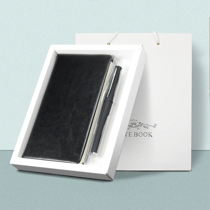 

Mini cute A6 Business notebook writing pads stationery school supplies office gift set logo name custom diary travel journal