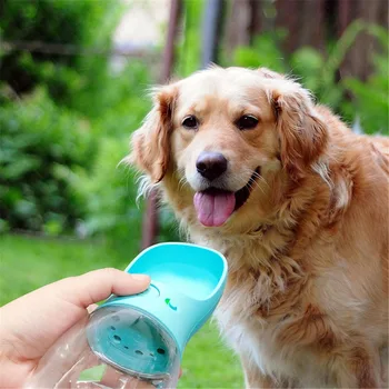 

350ml Portable Pet Water Bottle Leakproof Dog Cat Feeding Drinking Water Bottle Filter Bowl Dispenser For Outdoor Travel Sport