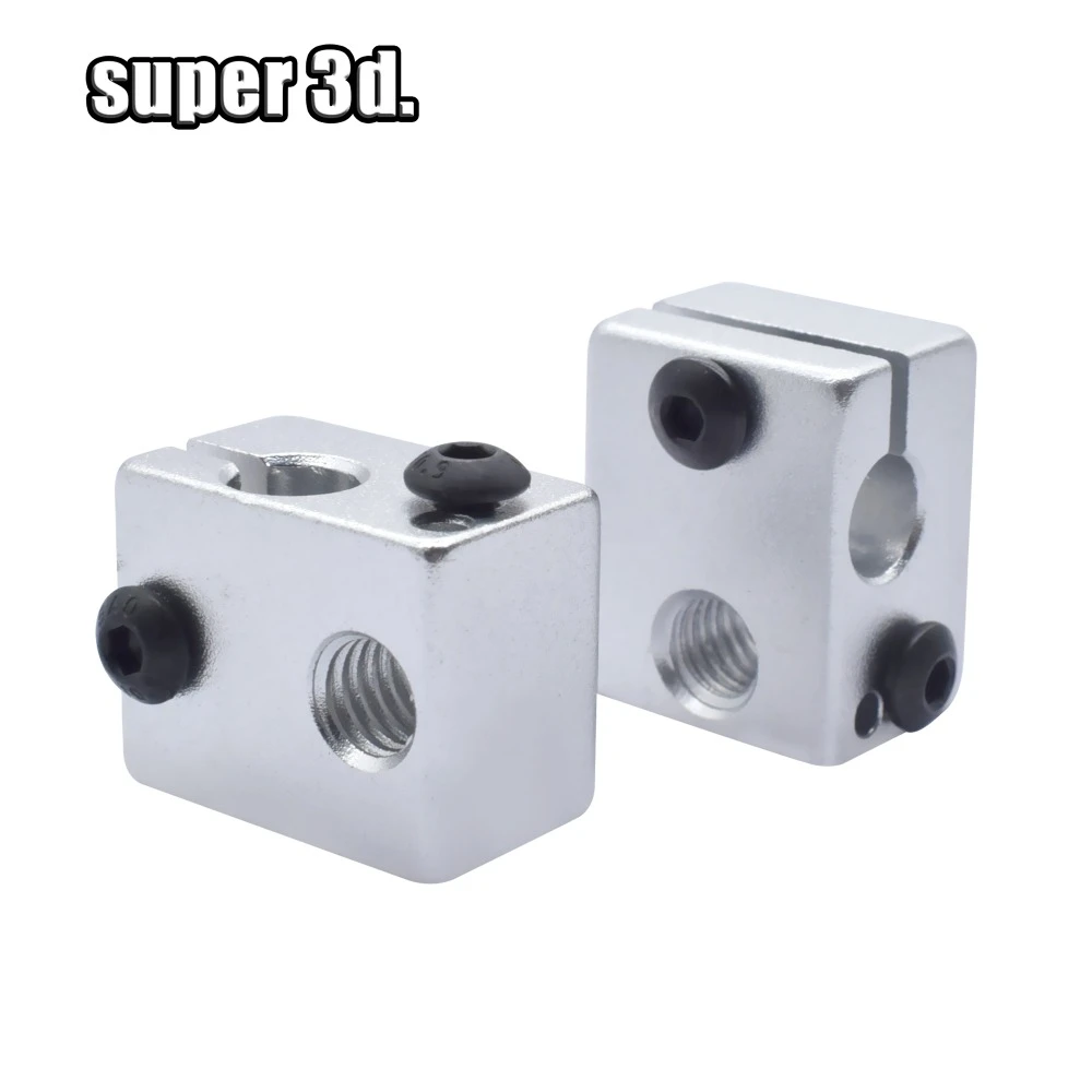 

3D printer heating block V6 heating block fit j-head hotend kossel and prusa i3