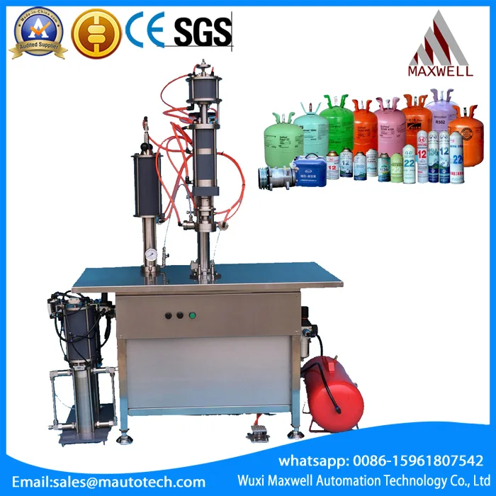 Under cap R134a Refrigerant gas filling machine, air conditioning