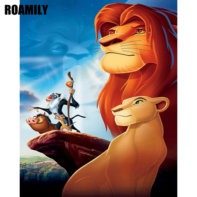 

Diamond Paint,Cartoon Lion Diamond Painting Full Round,Embroidery with Diamonds,Dimond Art,Daimond Picture Full,Drop Shipping