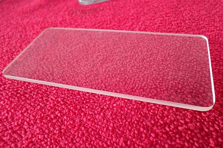 Polishing clear quartz glass plate 200*200*3mm quartz sheet on