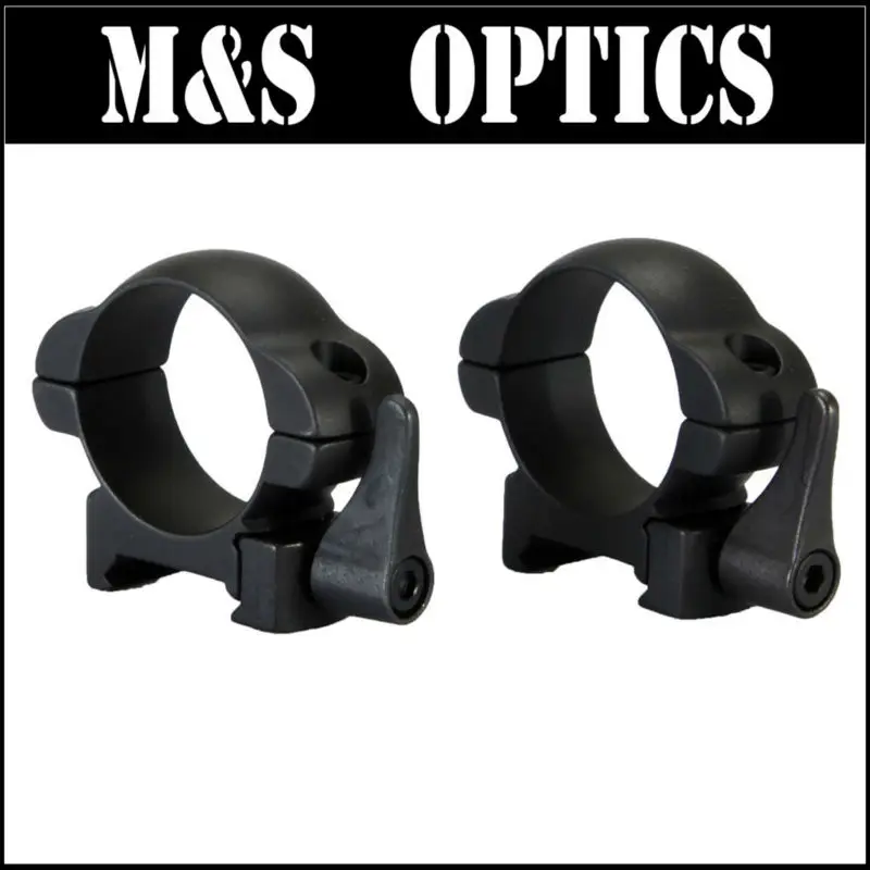 

30mm Ring Low 20MM Mount in Y15 Steel with Lever-lok 4.5mm For Hunting Optical Sight Riflescopes