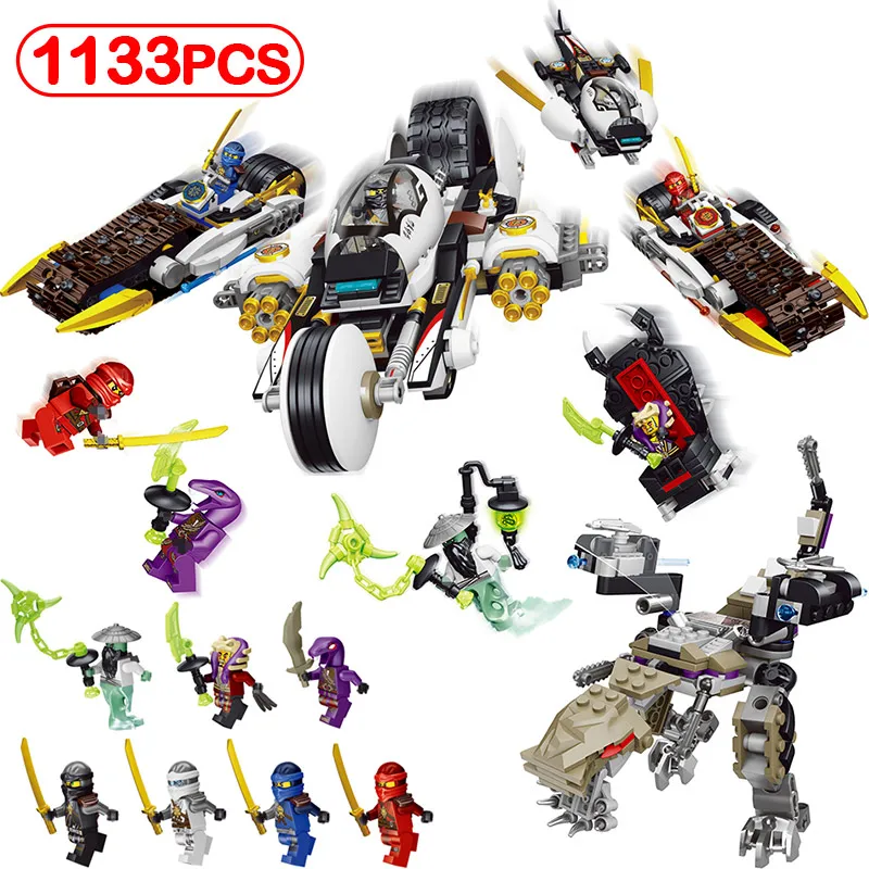 

1133pcs DIY Dragon Knight Building Blocks Enlighten Toy For Children Chariot Figures Arms Sets