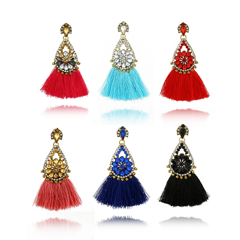 Water Drop Flower Earrings3