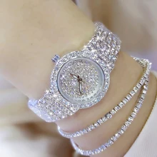 BS Известные Роскошные бренды Женские часы с бриллиантами Женские наручные часы женские маленькие наручные часы розовое золото часы женские Montre Femme
