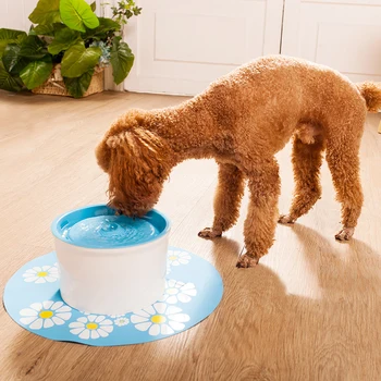 

1.6L Automatic Dog Cat Water Fountain Electric Cat Pet Drinker Feeder Bowl Water Dispenser Feeder Feeding and Drinking Filter