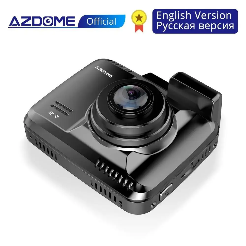 

AZDOME GS63H Built in GPS WiFi Dual Lens FHD 1080P Front+VGA Rear View Camera Car DVR Recorder 4K 2160P Dash Cam Dashcam Record