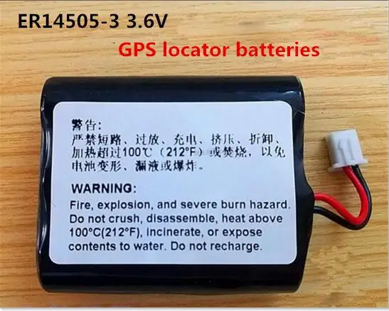 Новинка Φ 3x ER14505 14505 литиевая батарея 3 6 В 5400 мАч GPS локатор литий ионный