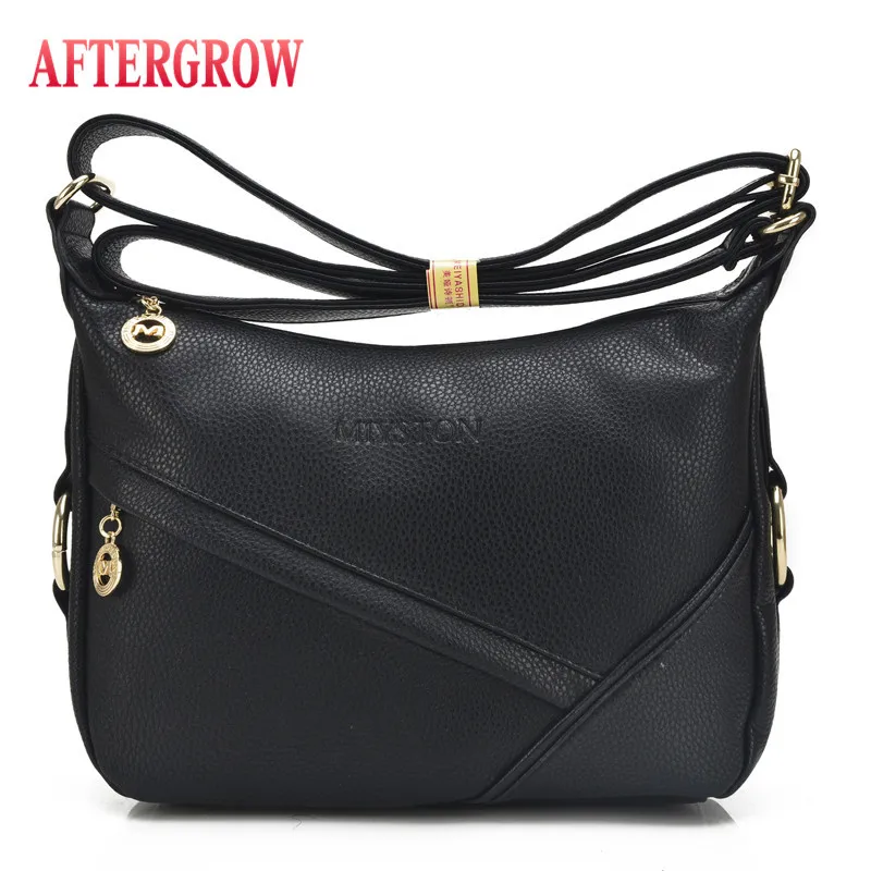 

Top Quality Women Messenger Bag Female Litchi Leather Medium Bag Famous Designer Ladies Handbag Middle Ages Woman Shoulder Bags