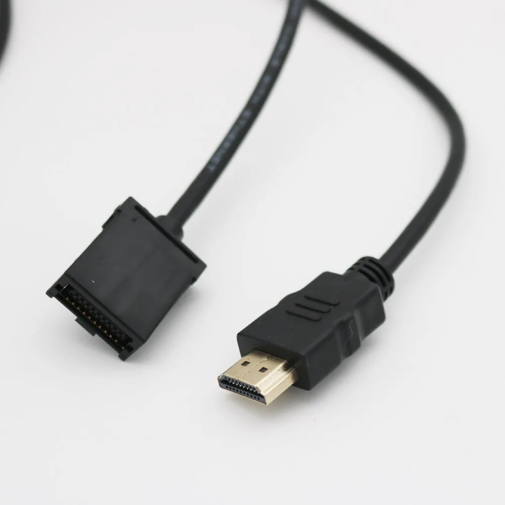 High Speed HDMI Type A Male To HDMI 1.4 Type E Male Video Audio Cable Charging Adapter for Car Automotive Multimedia 1080P 5FT