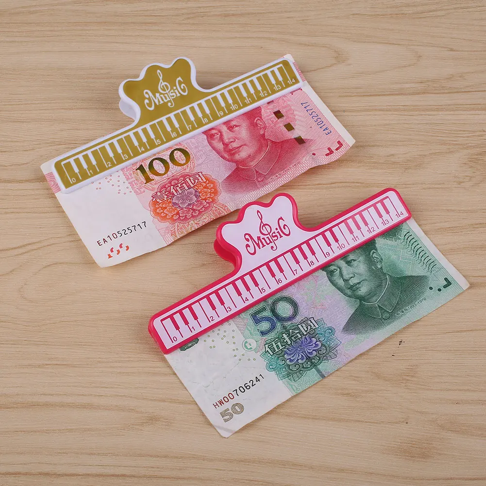 

Generic Music Book Score Paper Sheet Spring Clip Holder for Piano Violin Guitar