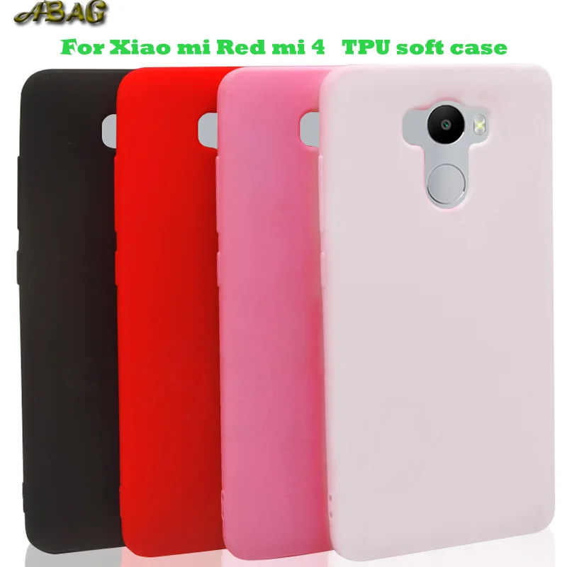 

For Xiaomi frosted shell ABAG for Xiaomi Redmi 4 case ultra-thin anti-fall protector matte TPU material mobile phone shell A14#