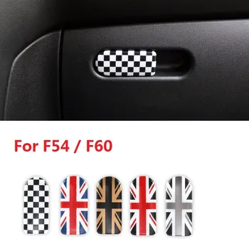 

1 Piece Union Jack Car Glove Box Handle Sticker Storage Box Clasp Hand Sticker Decal for Mini Cooper F54 F60 Styling