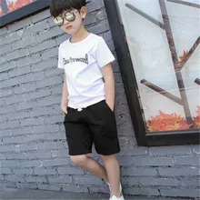 Одежда для малышей Шорты для мальчиков, штаны хлопковые детские брюки для подростков, штаны с эластичной резинкой на талии для мальчиков, повседневная детская одежда, 3sp005