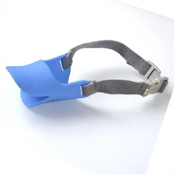 cute duck dog muzzle silicone anti bite pet muzzle for small dogs