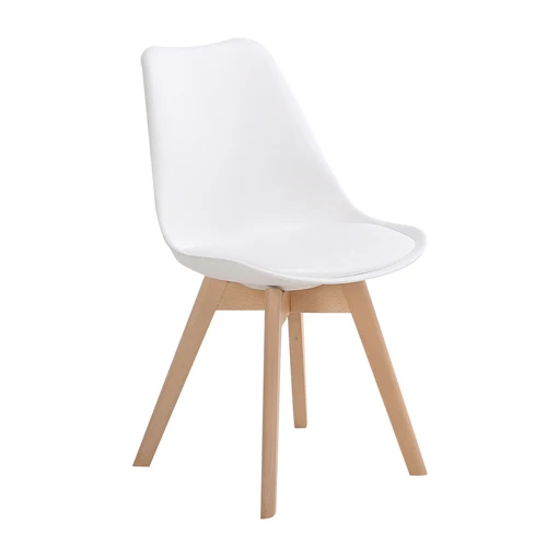 Простой современный домашний стул для столовой задний офисный стул креативный твердый деревянный Северный стул - Цвет: PP A