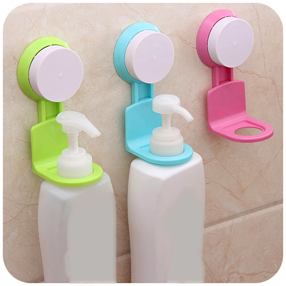 shampoo bottle wall mounted shower gel holder wall super suction cup