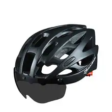 ROCKBROS Bicycle EPS Helmet With Lenses Integrally-molded 28 air vents Cycling Cycle Bike Equipment Helmet Casco Ciclismo