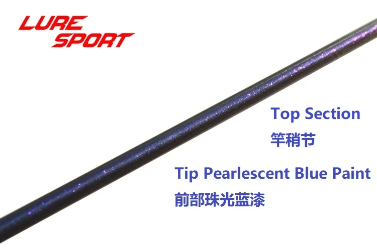 slow Jigging 1.4m Pearlescent blue paint X cross Solid carbon blank (5)